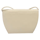 SAINT LAURENT Shoulder Bag Leather Ivory Gold Auth 199619-2
