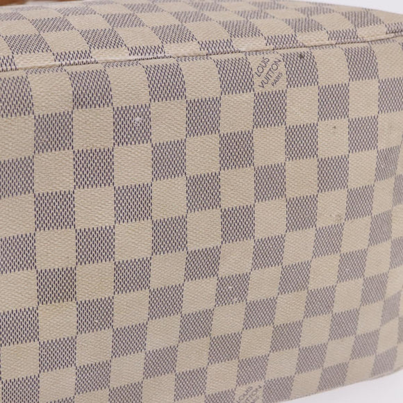 LOUIS VUITTON Damier Azur Neverfull GM Tote Bag N41360 LV Auth 199621
