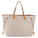 LOUIS VUITTON Damier Azur Neverfull GM Tote Bag N41360 LV Auth 199621-13