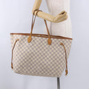 LOUIS VUITTON Damier Azur Neverfull GM Tote Bag N41360 LV Auth 199621-26