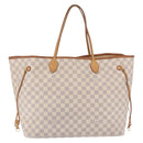 LOUIS VUITTON Damier Azur Neverfull GM Tote Bag N41360 LV Auth 199621-3