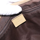 GUCCI GG Canvas Jackie Shoulder Bag Beige Silver 00963 Auth 199624V-20