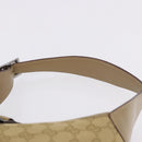 GUCCI GG Canvas Jackie Shoulder Bag Beige Silver 00963 Auth 199624V-14