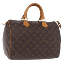 LOUIS VUITTON Monogram Speedy 30 Hand Bag M41526 LV Auth 199625A-1