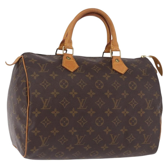 LOUIS VUITTON Monogram Speedy 30 Hand Bag M41526 LV Auth 199625A