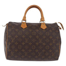LOUIS VUITTON Monogram Speedy 30 Hand Bag M41526 LV Auth 199625A-13