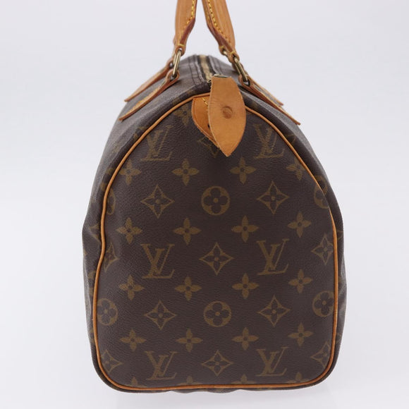 LOUIS VUITTON Monogram Speedy 30 Hand Bag M41526 LV Auth 199625A