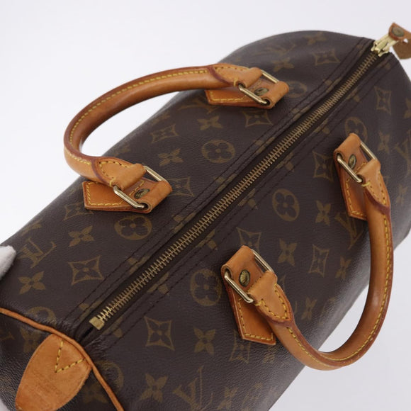 LOUIS VUITTON Monogram Speedy 30 Hand Bag M41526 LV Auth 199625A
