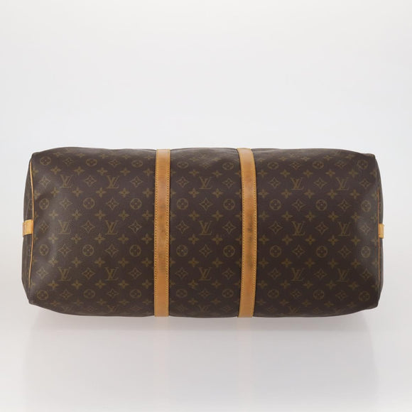 LOUIS VUITTON Monogram Keepall Bandouliere 60 Boston Bag M41412 LV Auth 199628