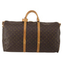 LOUIS VUITTON Monogram Keepall Bandouliere 60 Boston Bag M41412 LV Auth 199628-2