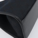 GUCCI GG Canvas Jackie Hand Bag Black Silver 002 1067 Auth 199636V-14