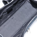 GUCCI GG Canvas Jackie Hand Bag Black Silver 002 1067 Auth 199636V-10