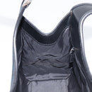GUCCI GG Canvas Jackie Hand Bag Black Silver 002 1067 Auth 199636V-21