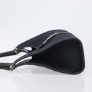 GUCCI GG Canvas Jackie Hand Bag Black Silver 002 1067 Auth 199636V-4