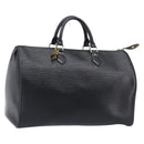 LOUIS VUITTON Epi Speedy 30 Hand Bag Noir Black M43002 LV Auth 199637V-1