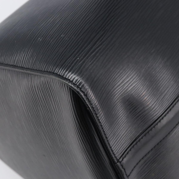 LOUIS VUITTON Epi Speedy 30 Hand Bag Noir Black M43002 LV Auth 199637V