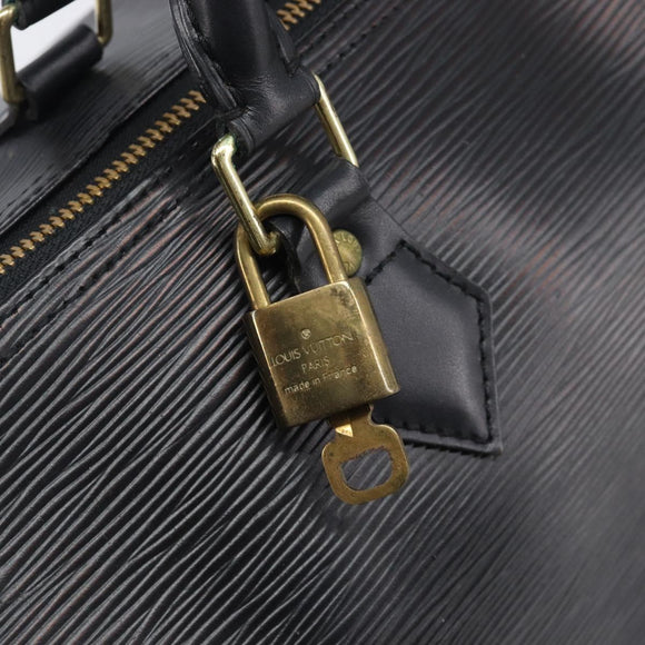 LOUIS VUITTON Epi Speedy 30 Hand Bag Noir Black M43002 LV Auth 199637V