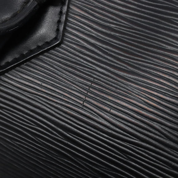 LOUIS VUITTON Epi Speedy 30 Hand Bag Noir Black M43002 LV Auth 199637V