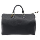 LOUIS VUITTON Epi Speedy 30 Hand Bag Noir Black M43002 LV Auth 199637V-13