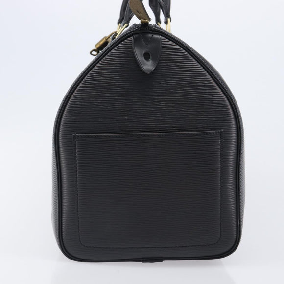 LOUIS VUITTON Epi Speedy 30 Hand Bag Noir Black M43002 LV Auth 199637V