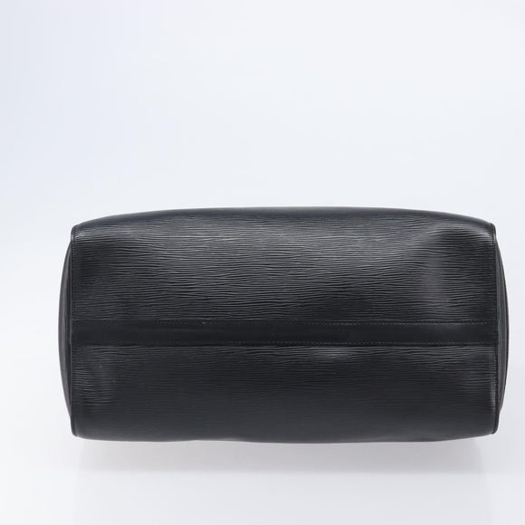 LOUIS VUITTON Epi Speedy 30 Hand Bag Noir Black M43002 LV Auth 199637V
