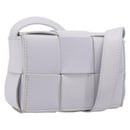 BOTTEGA VENETA MAXI INTRECCIATO Candy Cassette Bag Leather White Auth 199640V-1