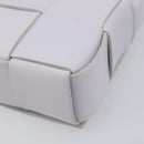BOTTEGA VENETA MAXI INTRECCIATO Candy Cassette Bag Leather White Auth 199640V-15