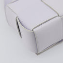 BOTTEGA VENETA MAXI INTRECCIATO Candy Cassette Bag Leather White Auth 199640V-16