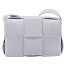 BOTTEGA VENETA MAXI INTRECCIATO Candy Cassette Bag Leather White Auth 199640V-2