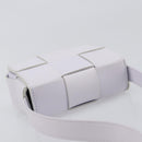 BOTTEGA VENETA MAXI INTRECCIATO Candy Cassette Bag Leather White Auth 199640V-6