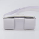 BOTTEGA VENETA MAXI INTRECCIATO Candy Cassette Bag Leather White Auth 199640V-5