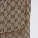 GUCCI GG Supreme Web Sherry Line Tote Bag PVC Beige Gold 39 02 003 Auth 199642-2