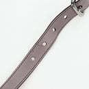 PRADA Gathered Hand Bag Leather 2way Gray Silver Auth 199643V-9