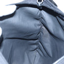 PRADA Shoulder Bag Nylon Black Silver Auth 199644V-23