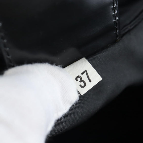 PRADA Shoulder Bag Nylon Black Silver Auth 199644V