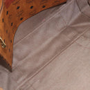 MCM Vicetos Logogram Tote Bag PVC Leather Brown Gold Auth 199646-11