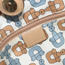 GUCCI GG Canvas Guccissima Tote Bag Leather Beige Gold 211944 Auth 199658V-16