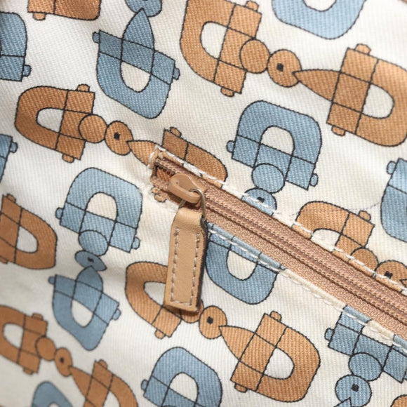 GUCCI GG Canvas Guccissima Tote Bag Leather Beige Gold 211944 Auth 199658V