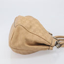 GUCCI GG Canvas Guccissima Tote Bag Leather Beige Gold 211944 Auth 199658V-4