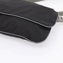 PRADA PRADA Sports Shoulder Bag Nylon Black Auth 199659A-9