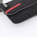 PRADA PRADA Sports Shoulder Bag Nylon Black Auth 199659A-14