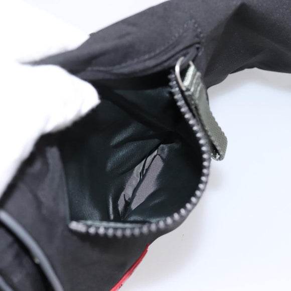 PRADA PRADA Sports Shoulder Bag Nylon Black Auth 199659A
