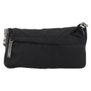 PRADA PRADA Sports Shoulder Bag Nylon Black Auth 199659A-2
