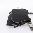 PRADA PRADA Sports Shoulder Bag Nylon Black Auth 199659A-4