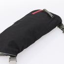 PRADA PRADA Sports Shoulder Bag Nylon Black Auth 199659A-6