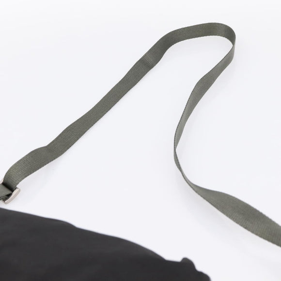 PRADA PRADA Sports Shoulder Bag Nylon Black Auth 199659A