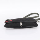 PRADA PRADA Sports Shoulder Bag Nylon Black Auth 199659A-5