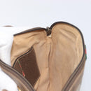 GUCCI GG Supreme Web Sherry Line Bag PVC Beige Gold 904 02 047 Auth 199660-20