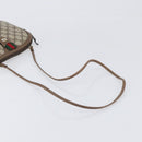 GUCCI GG Supreme Web Sherry Line Bag PVC Beige Gold 904 02 047 Auth 199660-7