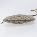 GUCCI GG Supreme Web Sherry Line Bag PVC Beige Gold 904 02 047 Auth 199660-5